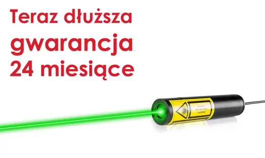 Wydłużamy gwarancję! - Od początku 2018 roku moduły laserowe produkowane w dziale optoelektroniki Semicon są objęte dłuższą, 24-miesięczną gwarancją