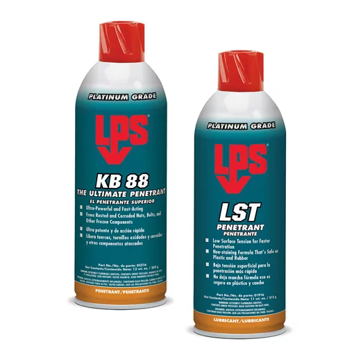 Chemiczne preparaty penetrujące marki LPS-znajdują się w nich wysokiej klasy penetranty LST i KB 88