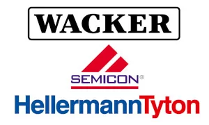 logo Wacker, Semicon, Hellerman Tyton